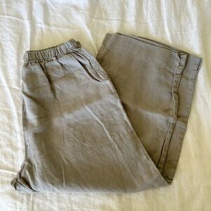 Mosaic USA light grey linen pants